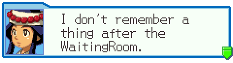 Lilly: ''I don't remember a thing after the WaitingRoom.''